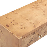 TOV Brandyss Honey Burl Console Table
