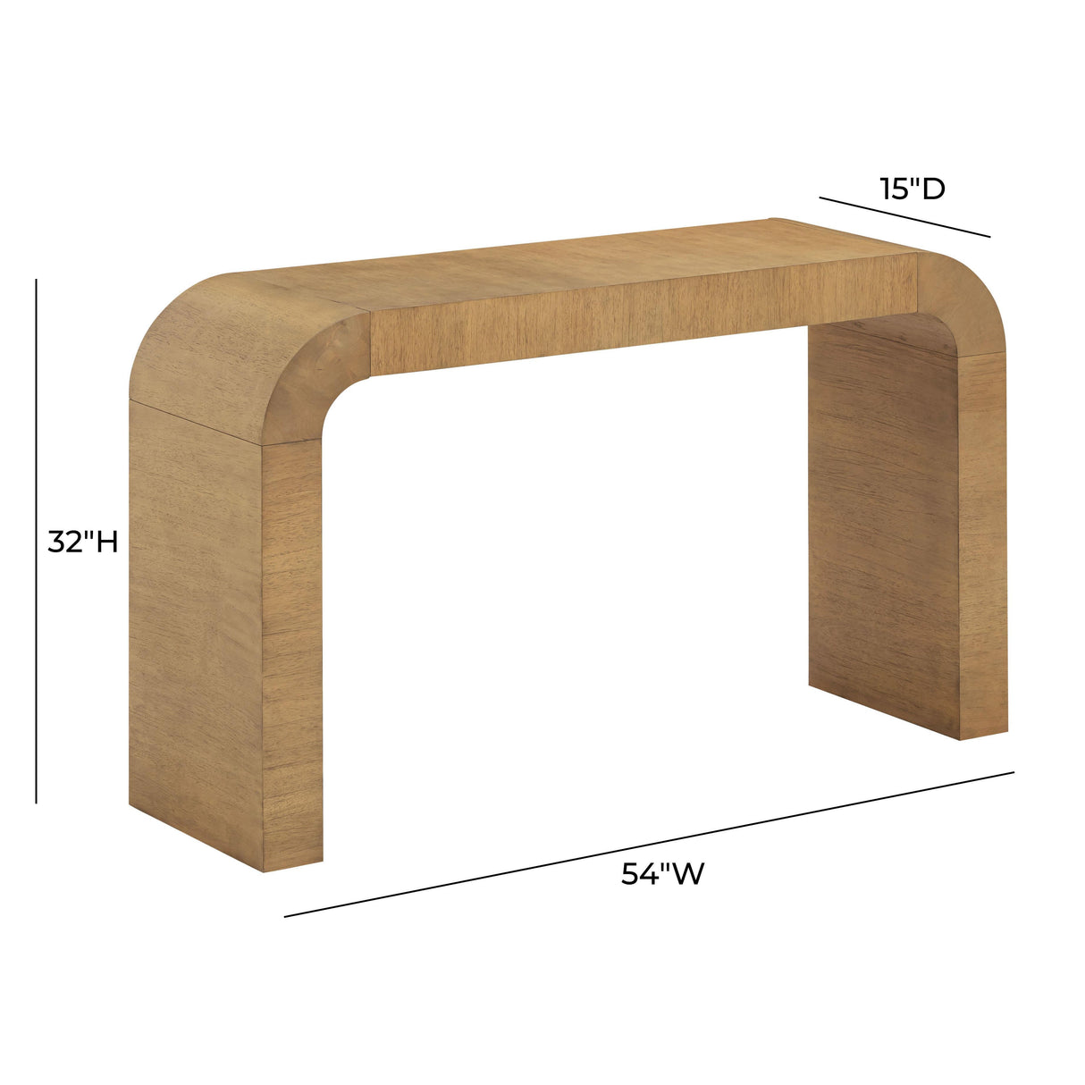 TOV Hump Natural Console Table