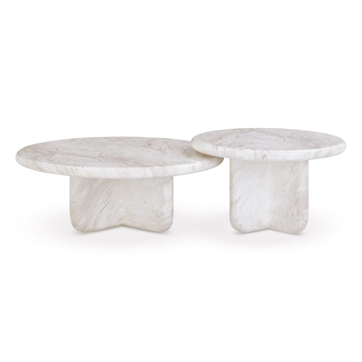 TOV Juju Nesting Indoor/Outdoor Marble Coffee Tables
