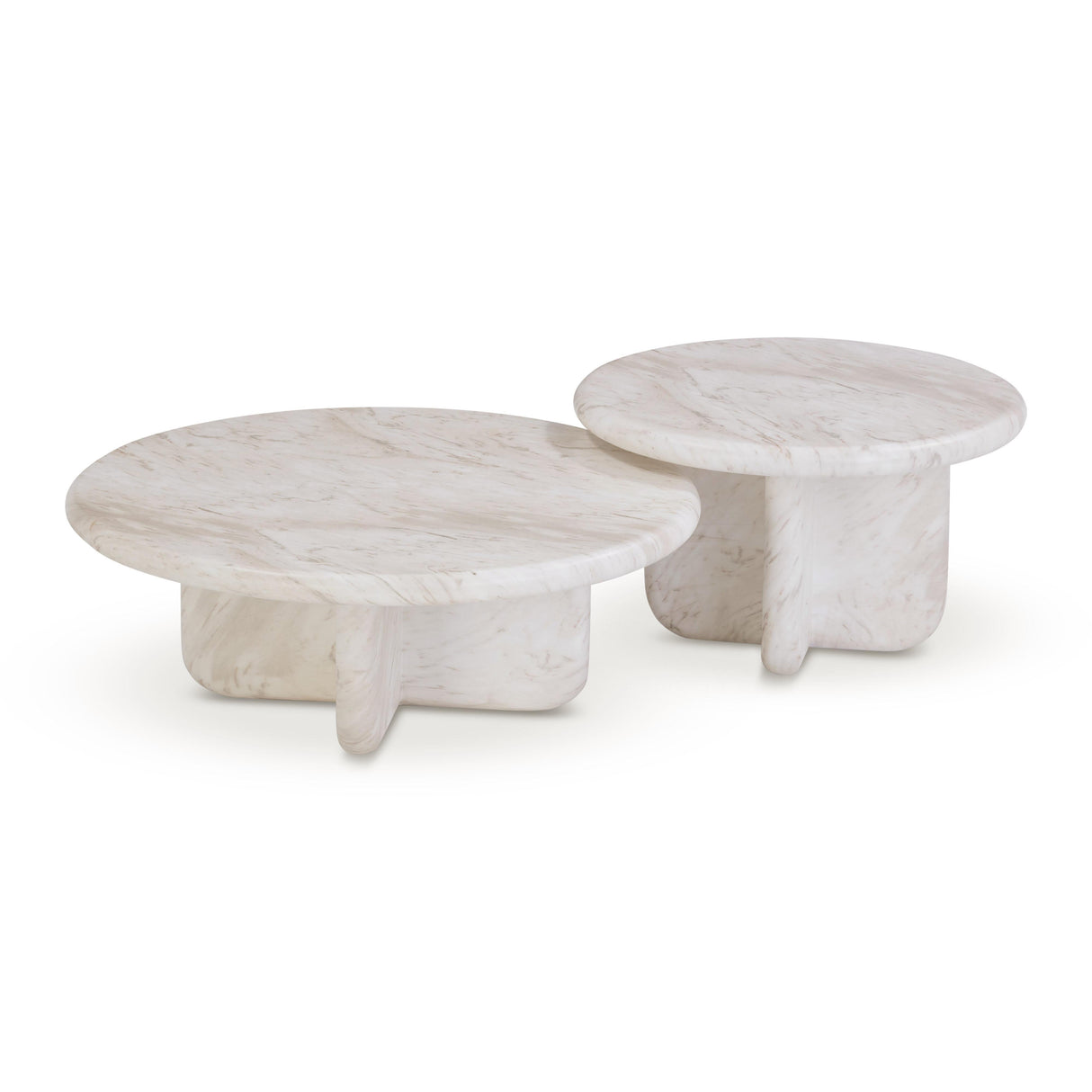 TOV Juju Nesting Indoor/Outdoor Marble Coffee Tables