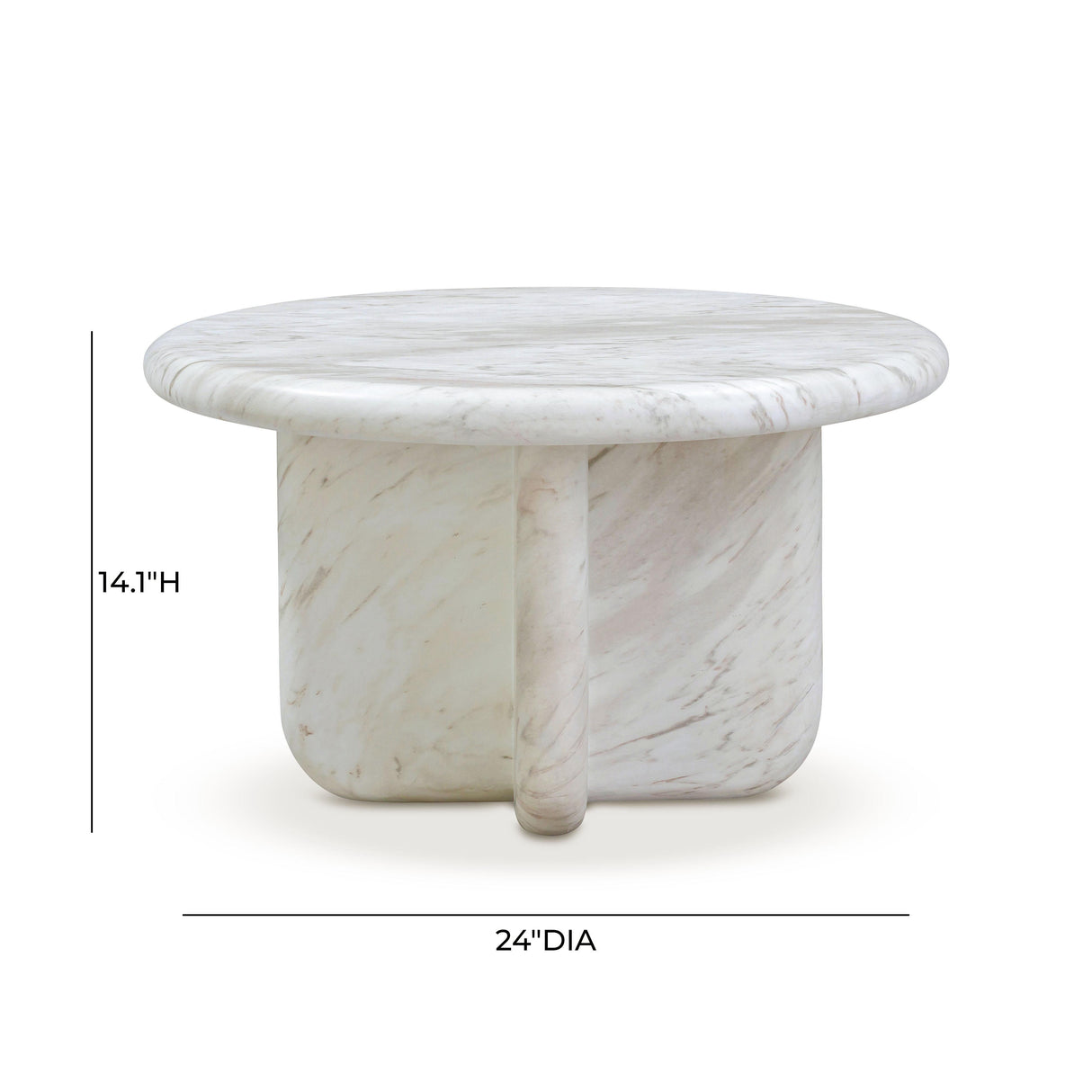 TOV Juju Nesting Indoor/Outdoor Marble Coffee Tables