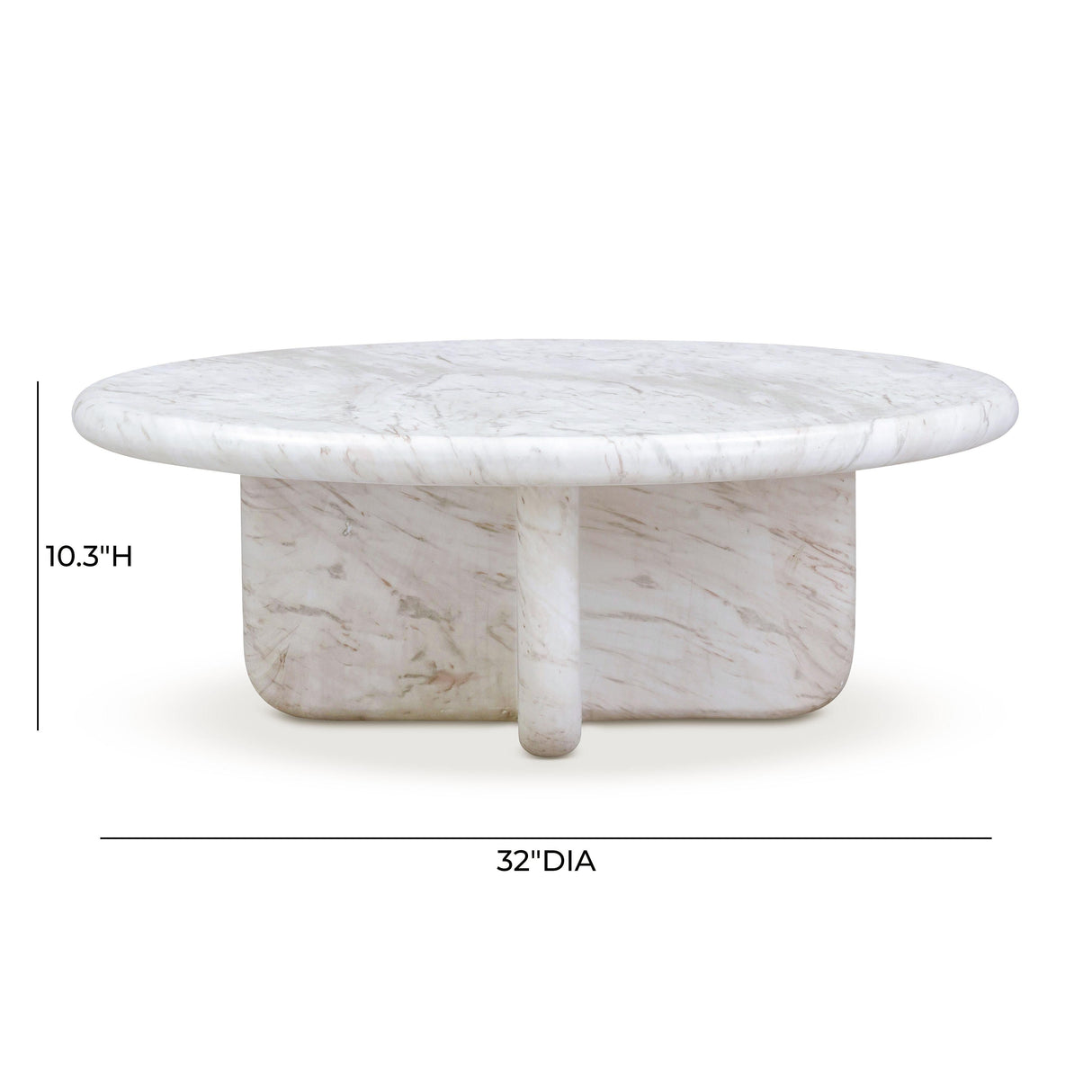 TOV Juju Nesting Indoor/Outdoor Marble Coffee Tables