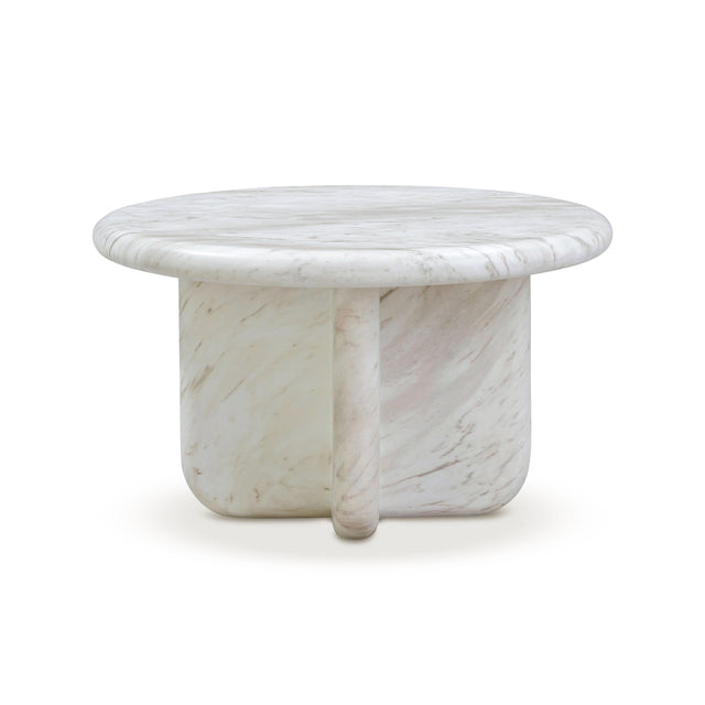 TOV Juju Marble Indoor/Outdoor 24 inch Tall Coffee Table