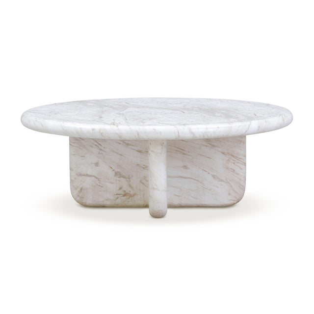 TOV Juju Marble Indoor/Outdoor 32 inch Short Coffee Table
