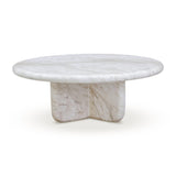 TOV Juju Marble Indoor/Outdoor 32 inch Short Coffee Table