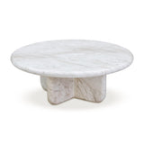 TOV Juju Marble Indoor/Outdoor 32 inch Short Coffee Table