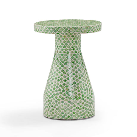 TOV Halio Green Shell Side Table