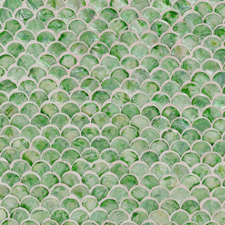 TOV Halio Green Shell Side Table