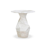 TOV Esme Faux Marble Indoor/Outdoor Round Side Table