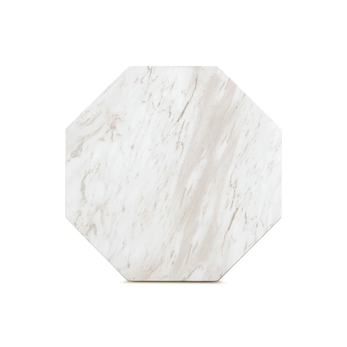 TOV Esme Faux Marble Indoor/Outdoor Round Side Table