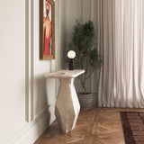 TOV Esme Faux Marble Indoor/Outdoor Long Console Table
