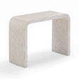 TOV Opus Cream Capiz Shell Console Table