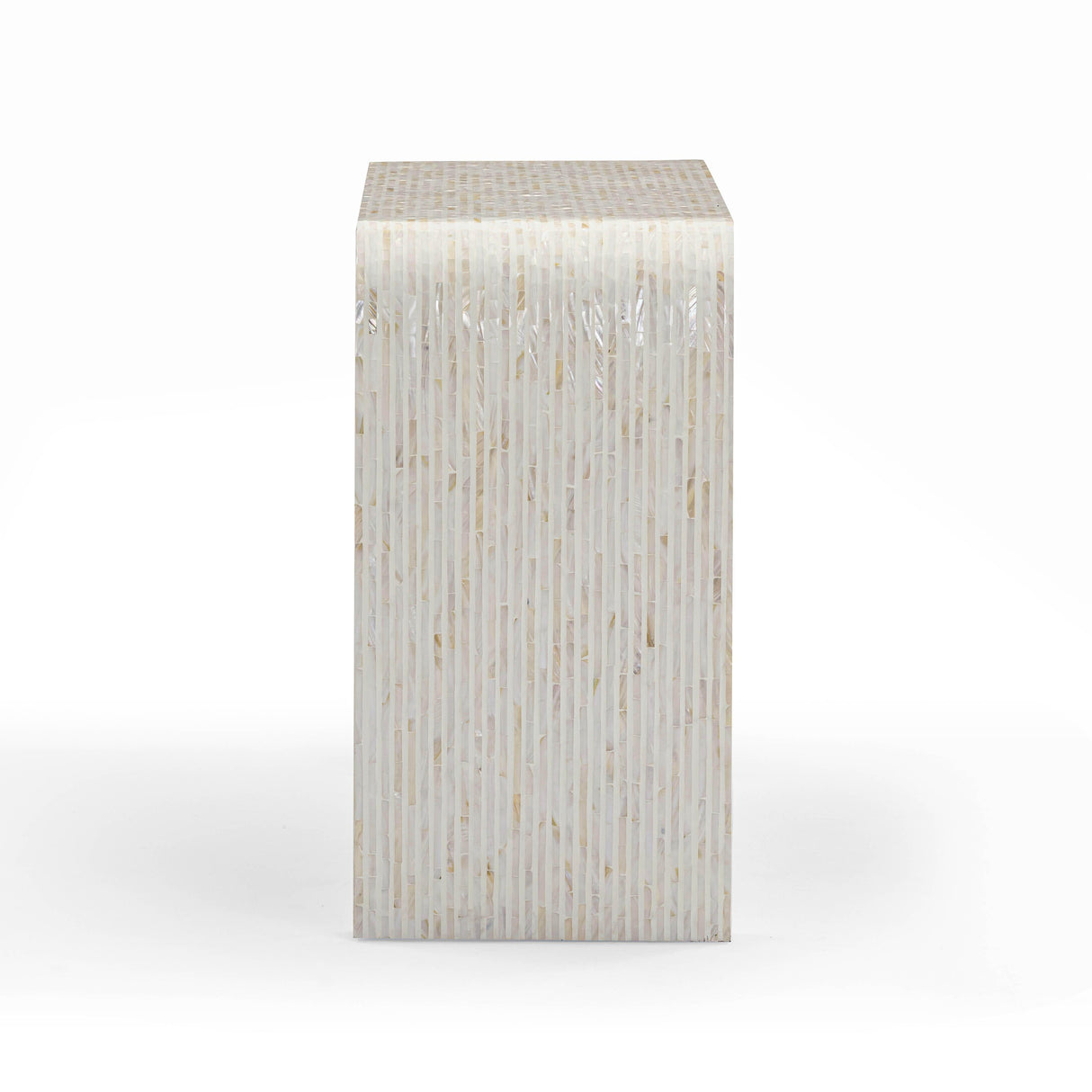 TOV Opus Cream Capiz Shell Console Table