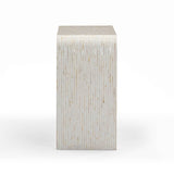 TOV Opus Cream Capiz Shell Console Table