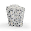 TOV Slab Black & White Riverbed Terrazzo Indoor/Outdoor Side Table