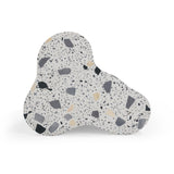 TOV Slab Black & White Riverbed Terrazzo Indoor/Outdoor Side Table