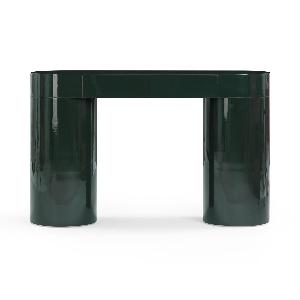 TOV Mira Deep Green High Gloss Console Table