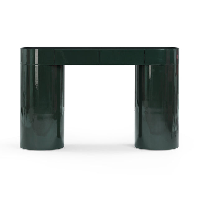 TOV Mira Deep Green High Gloss Console Table