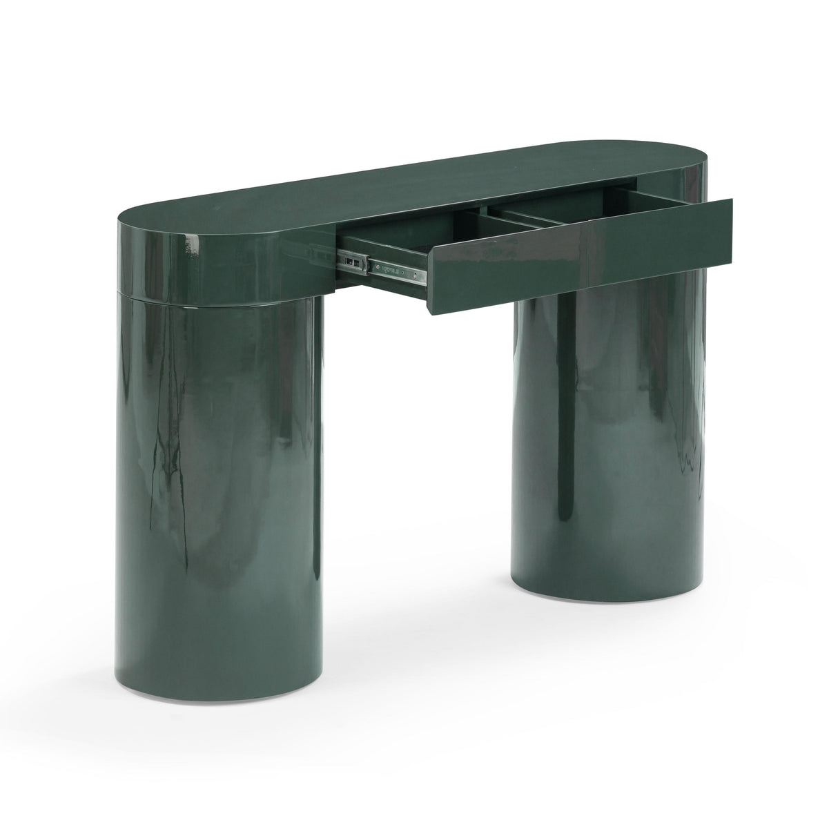 TOV Mira Deep Green High Gloss Console Table