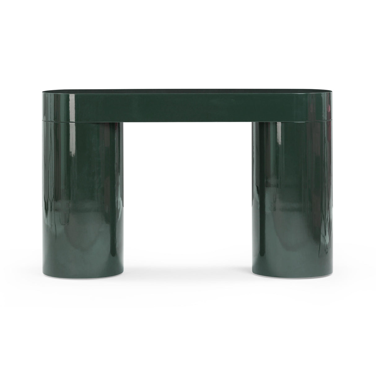 TOV Mira Deep Green High Gloss Console Table