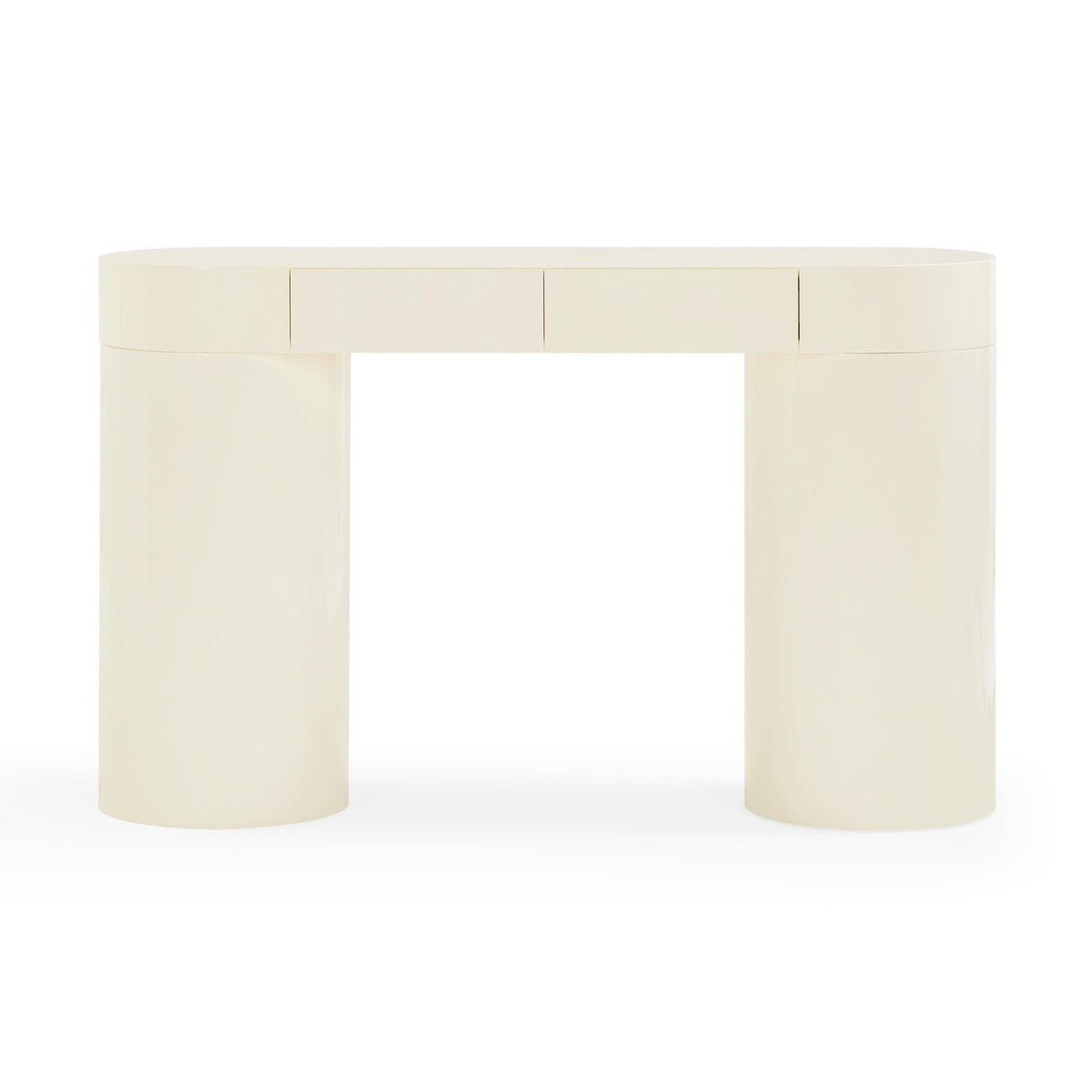 TOV Mira Cream High Gloss Console Table
