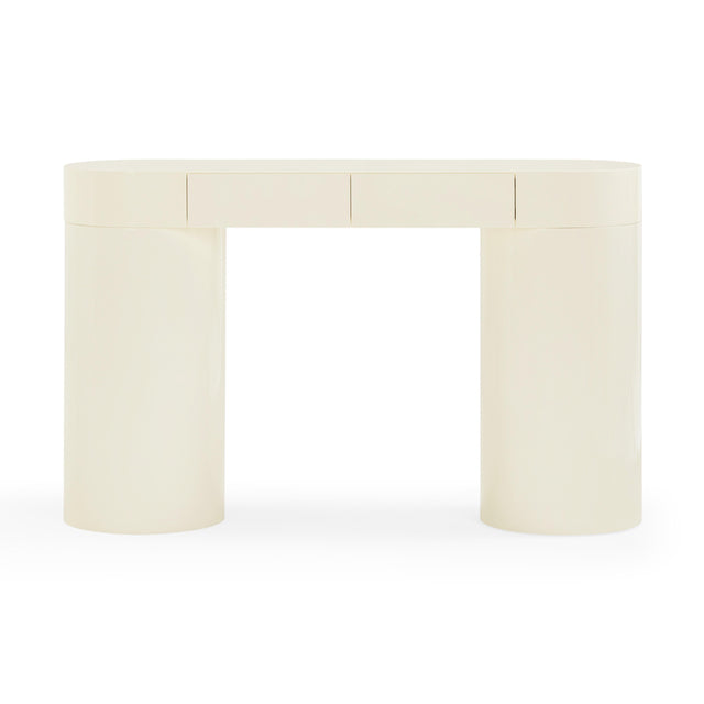 TOV Mira Cream High Gloss Console Table
