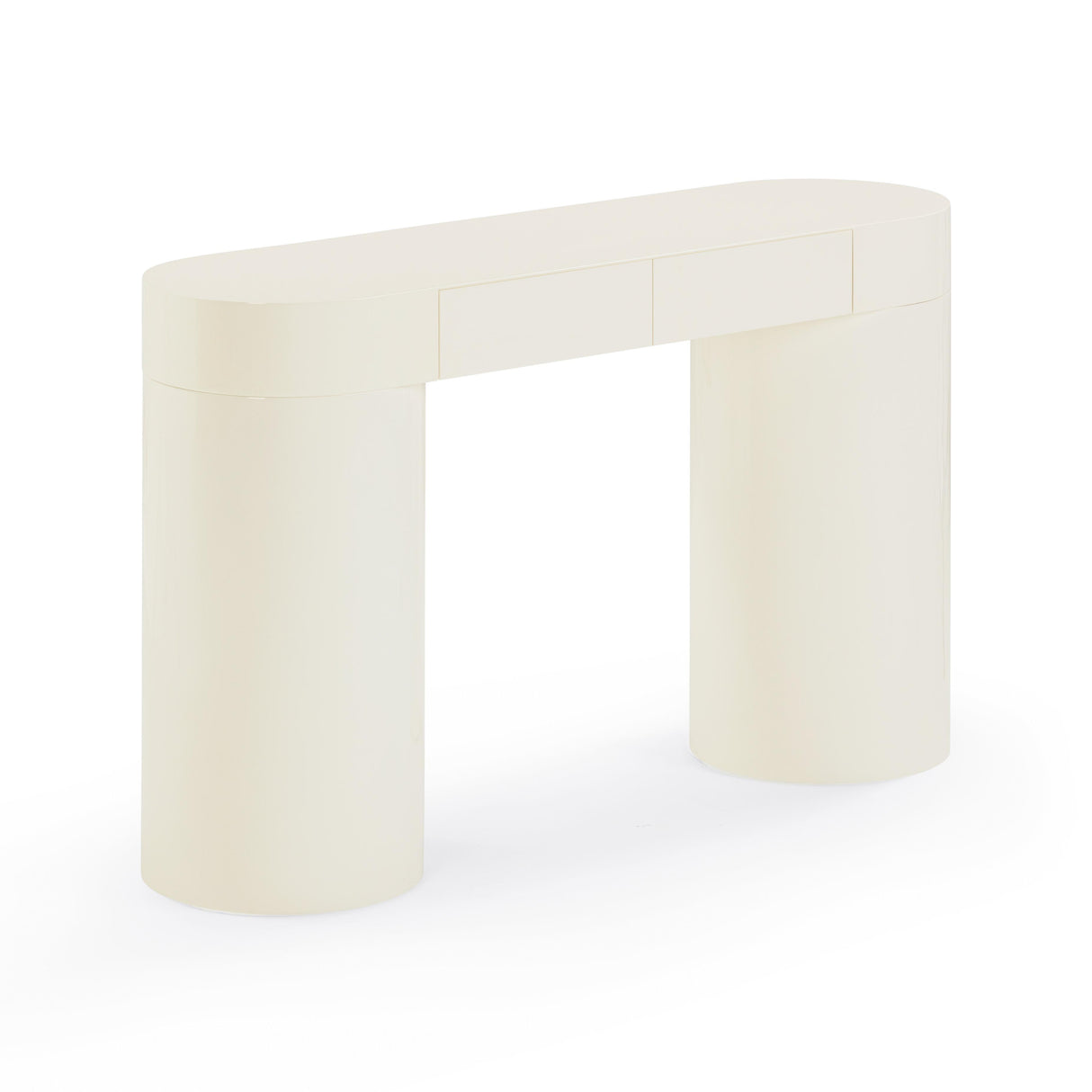 TOV Mira Cream High Gloss Console Table