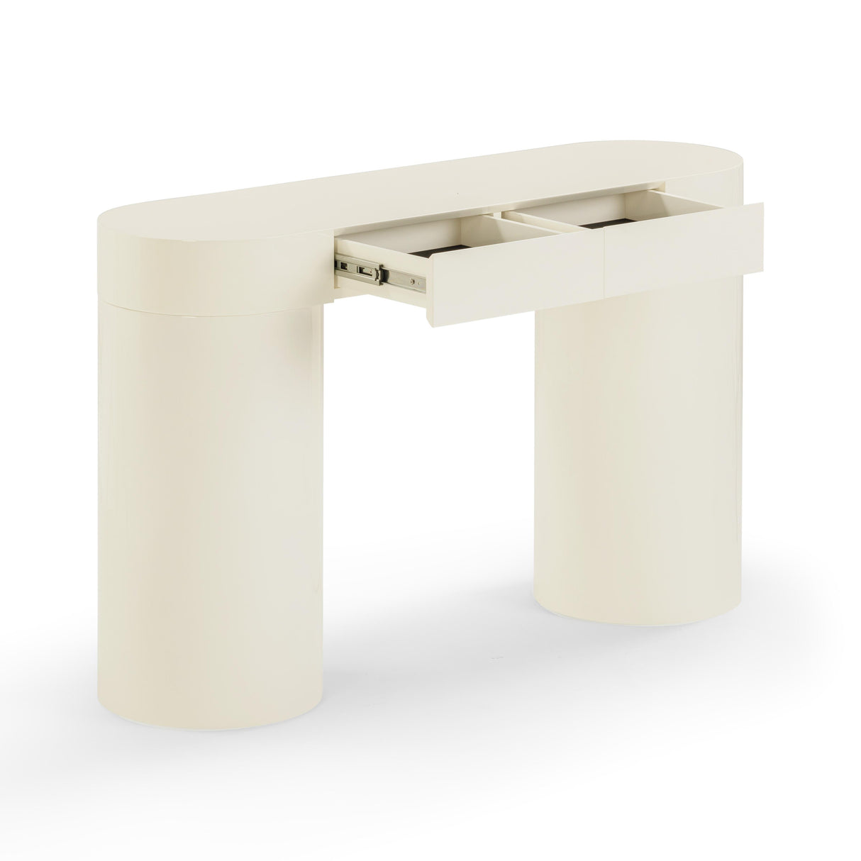 TOV Mira Cream High Gloss Console Table