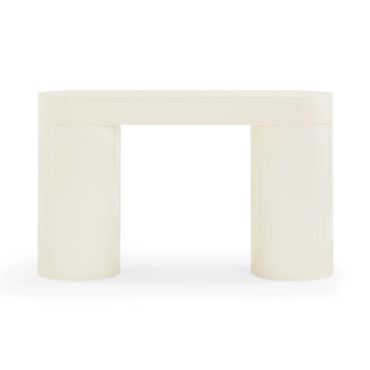 TOV Mira Cream High Gloss Console Table