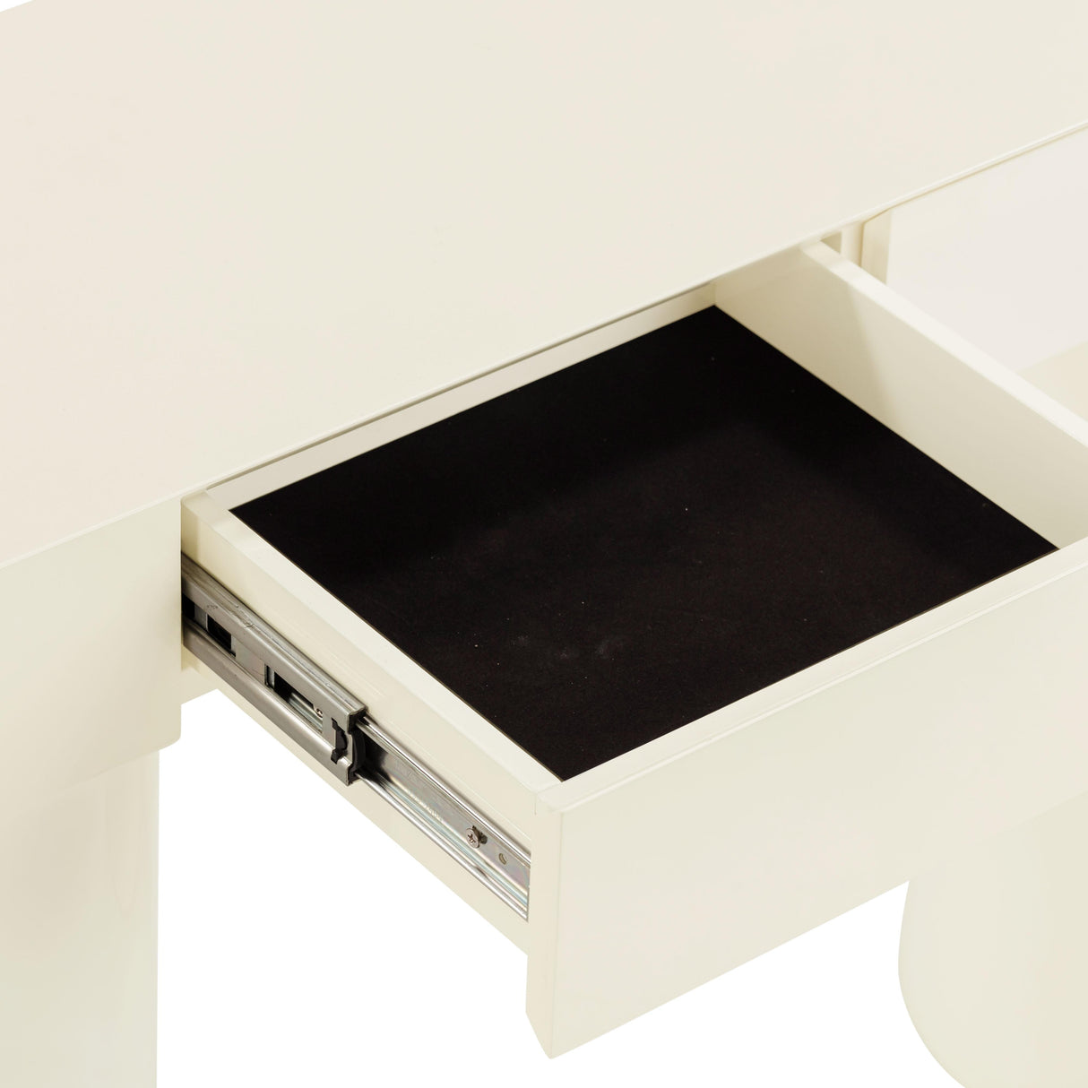 TOV Mira Cream High Gloss Console Table