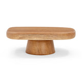 TOV Darial Wood Grain Pattern Indoor/Outdoor Coffee Table