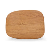 TOV Darial Wood Grain Pattern Indoor/Outdoor Coffee Table