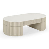 TOV Bella Cream Large Storage Coffee Table