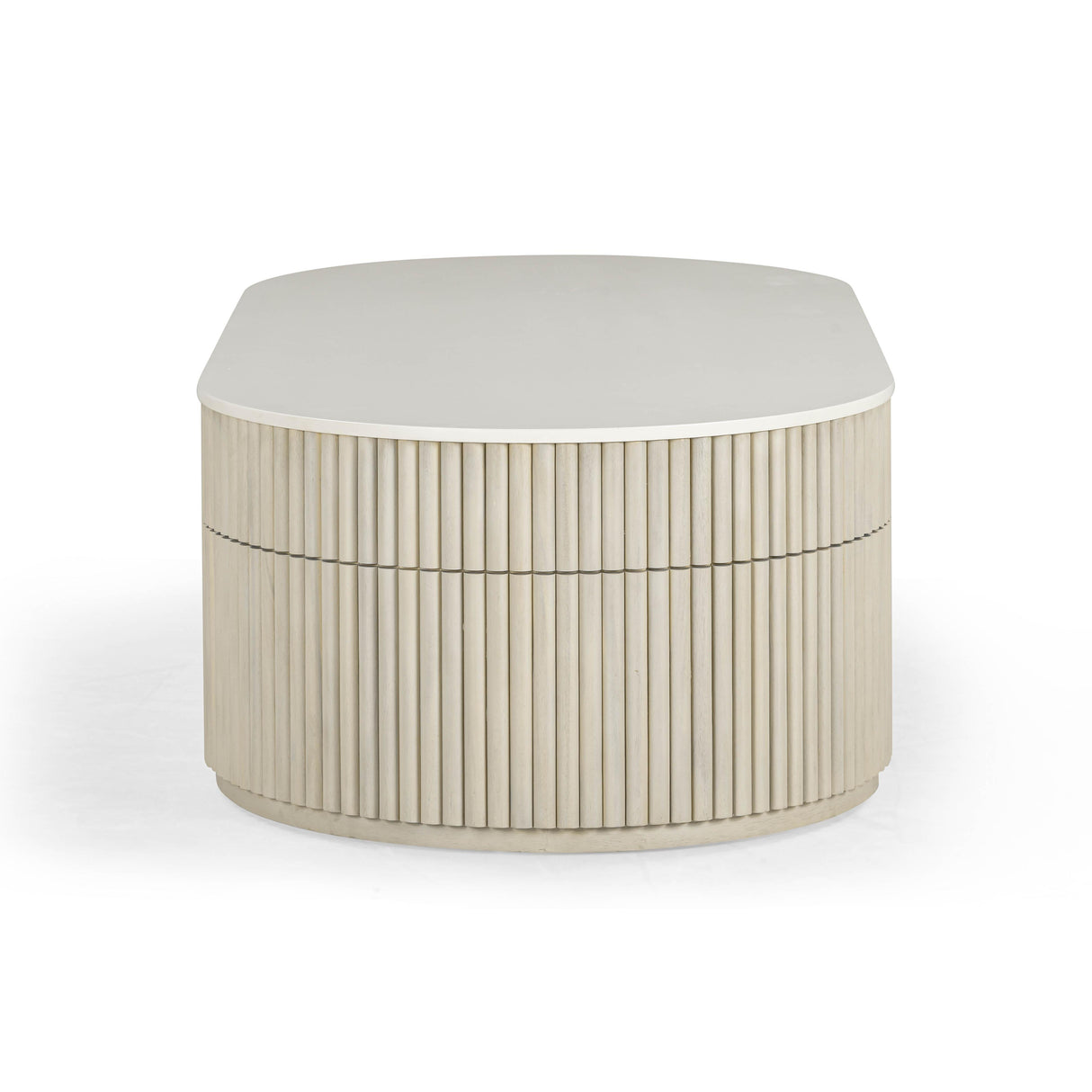 TOV Bella Cream Large Storage Coffee Table