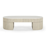 TOV Bella Cream Large Storage Coffee Table