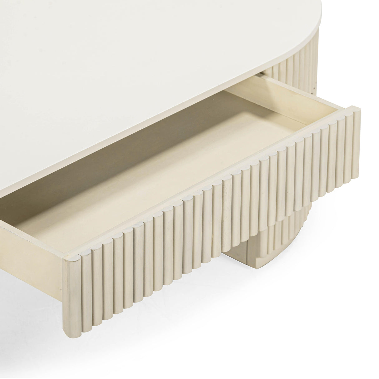 TOV Bella Cream Large Storage Coffee Table