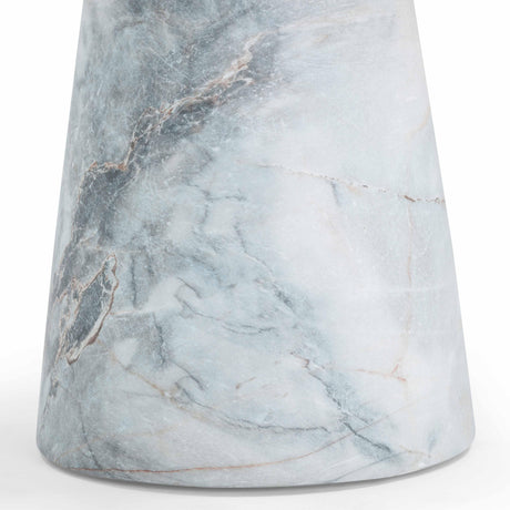 TOV Zara Aegean Marble Indoor / Outdoor Side Table