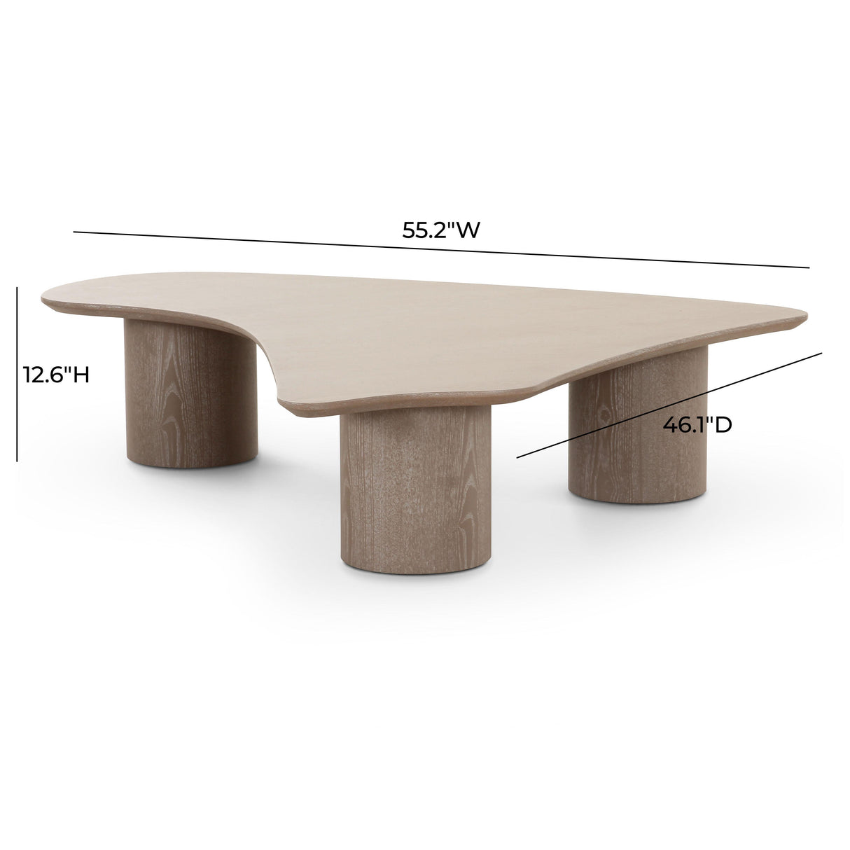 TOV Rhema Washed Ash Nesting Coffee Table Set