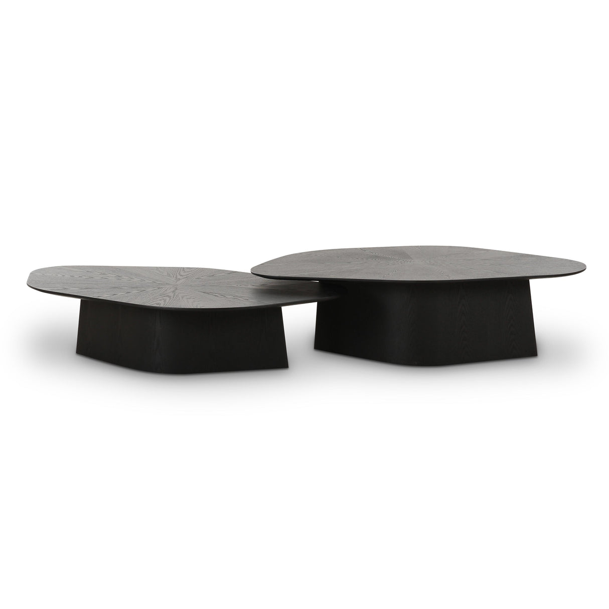 TOV Roche Black Ash Nesting Coffee Table Set