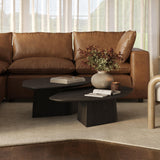 TOV Roche Black Ash Nesting Coffee Table Set