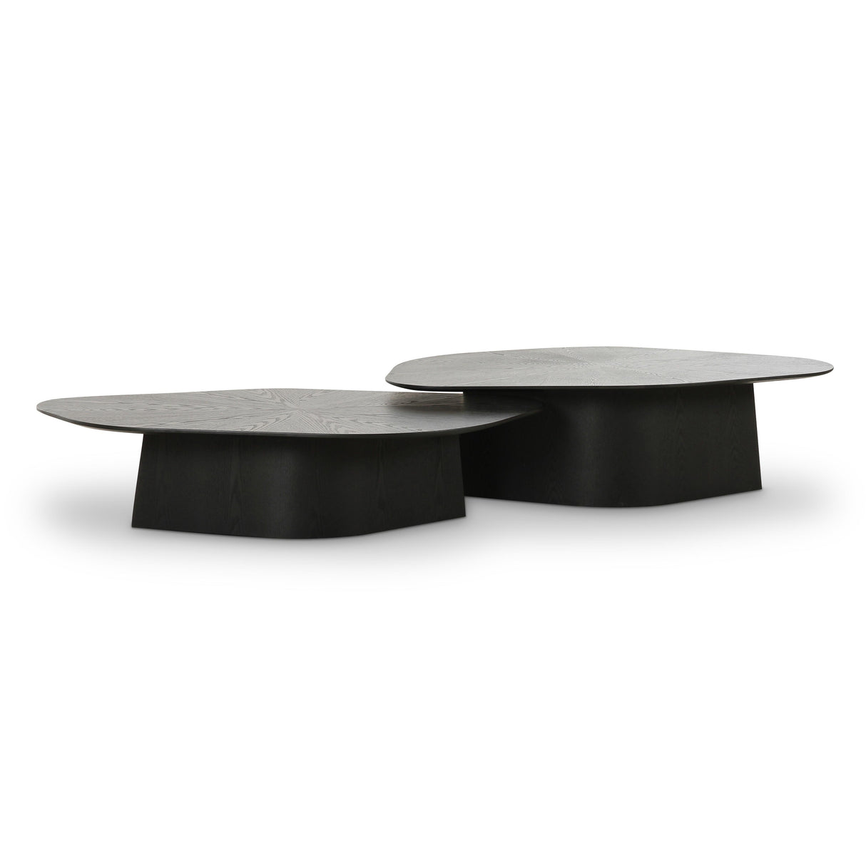 TOV Roche Black Ash Nesting Coffee Table Set