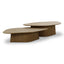 TOV Roche Brown Ash Nesting Coffee Table Set