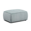 TOV Travie Sea Blue Performance Corduroy Velvet Ottoman