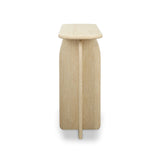 TOV Clementine Faux Travertine Console Table