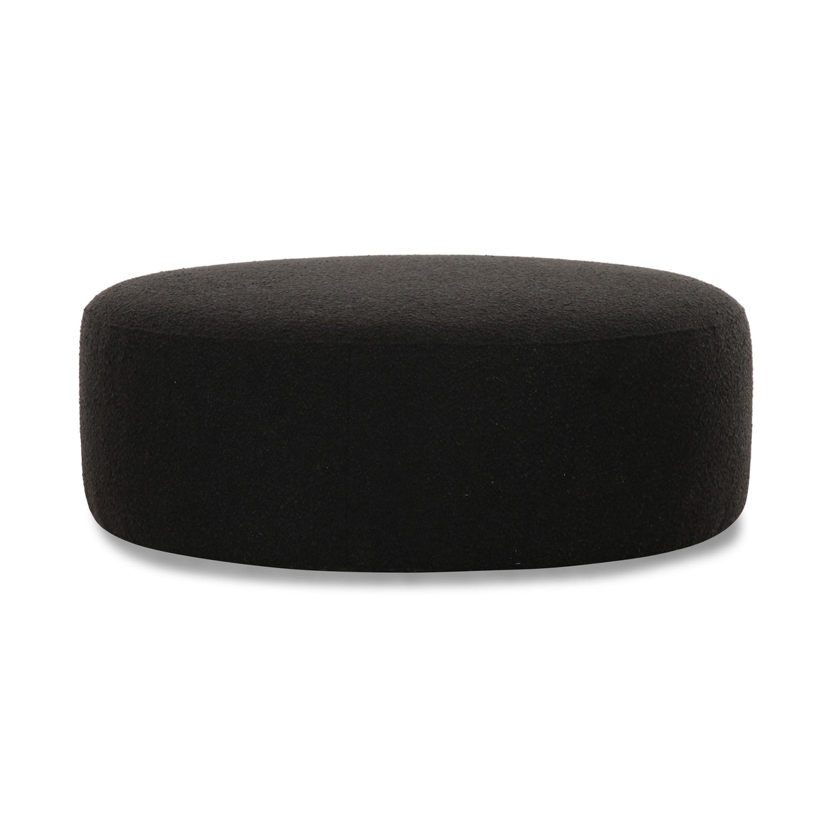 TOV Broohah Black Boucle Ottoman