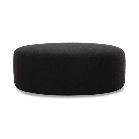 TOV Broohah Black Boucle Ottoman