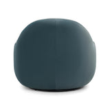TOV Tiago Dark Teal Velvet Swivel Chair