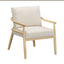 TOV Dixie Cream Performance Corduroy Accent Chair