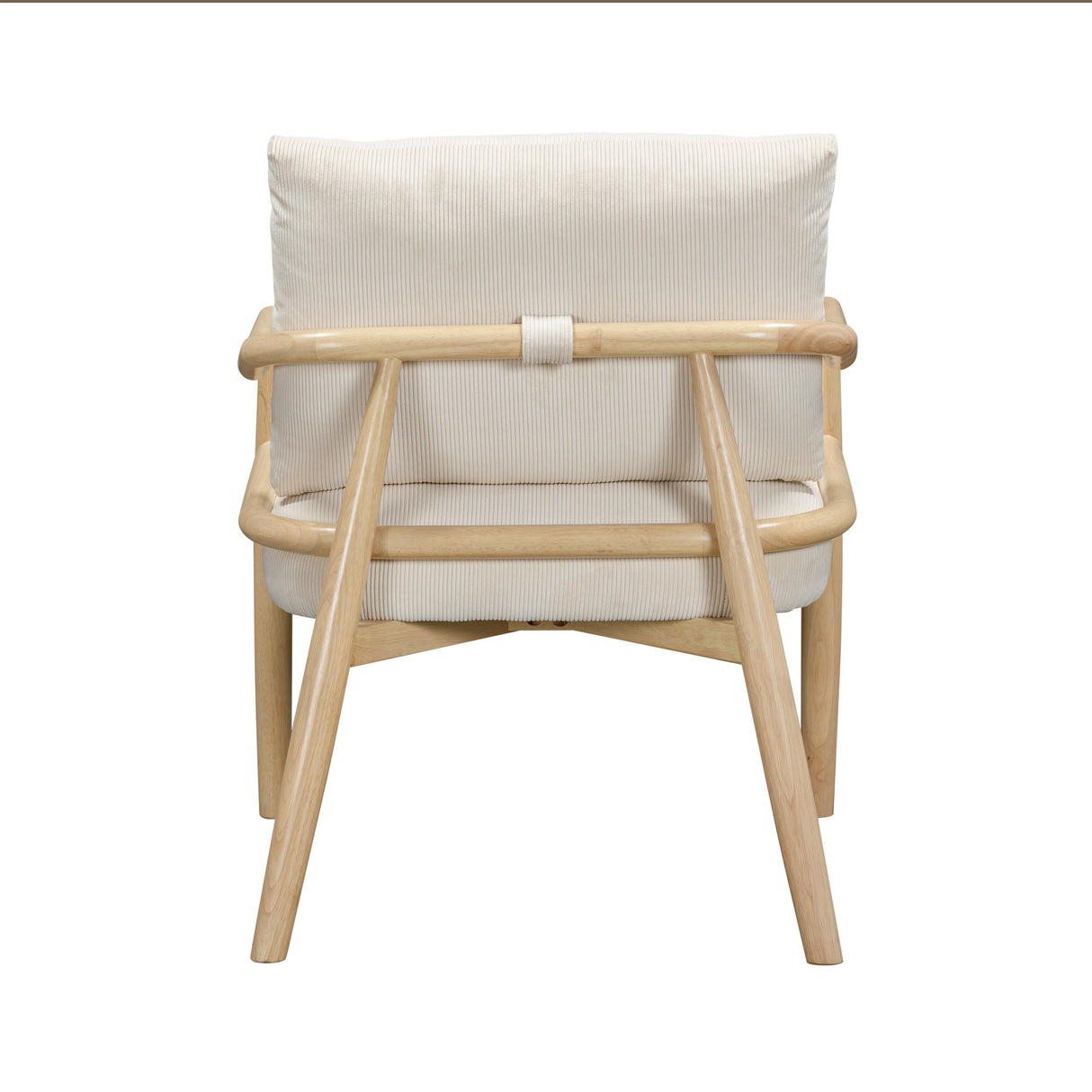 TOV Dixie Cream Performance Corduroy Accent Chair
