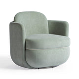 TOV Wolfie Mint Green Velvet Swivel Chair